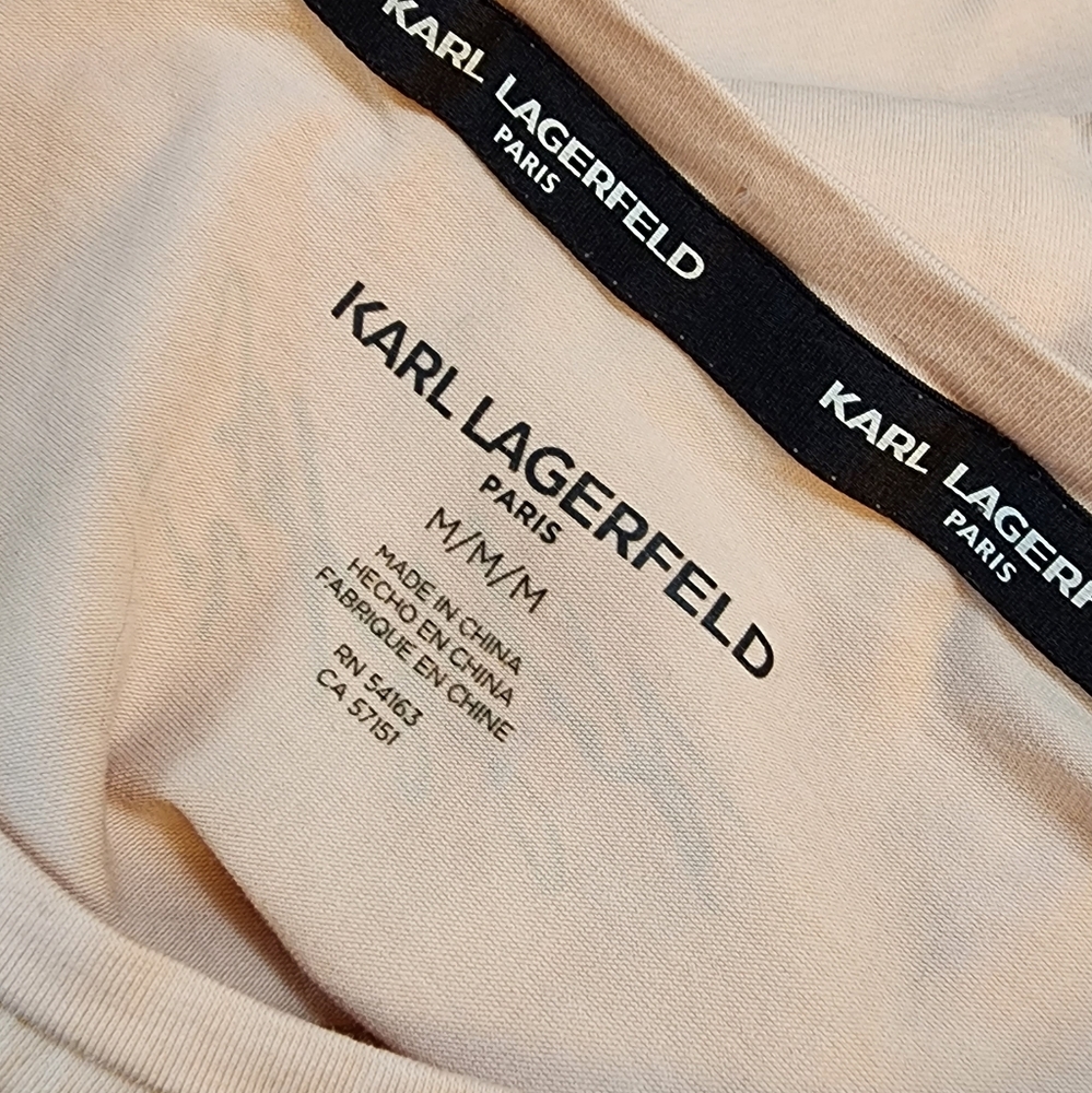 KARL LAGERFELD PARIS TEE SZ M - Picture 14 of 16